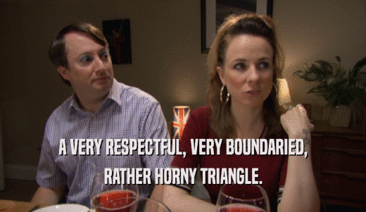 A VERY RESPECTFUL, VERY BOUNDARIED, RATHER HORNY TRIANGLE. 