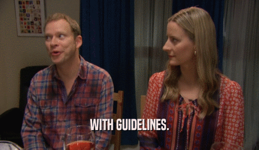 WITH GUIDELINES.  