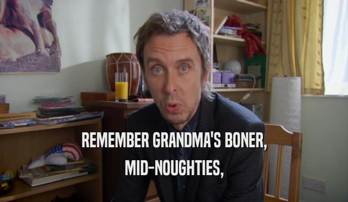 REMEMBER GRANDMA'S BONER, MID-NOUGHTIES, 