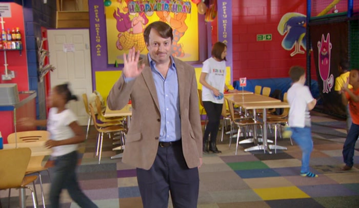 IAN'S IN THE FUN PIT WORKING THE PLASTICS. 