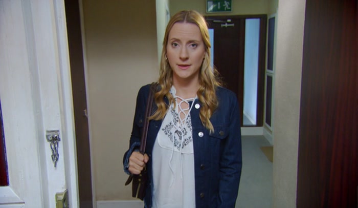 'TALK? YEAH? VERY QUIETLY AT THE DOOR?' 