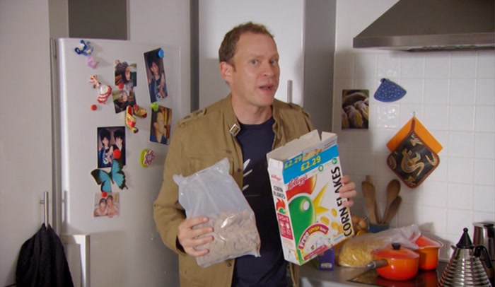 SOMEONE WHO IS EXPECTING CORNFLAKES  