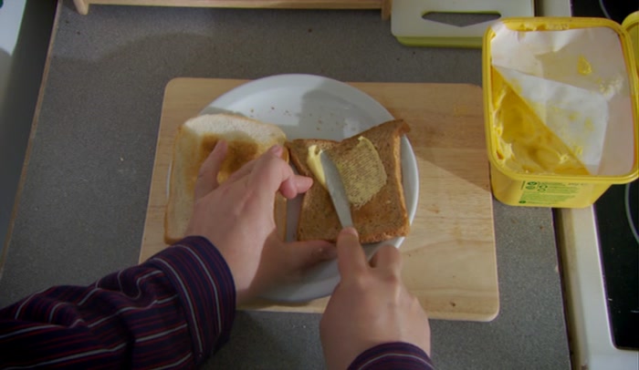 'EAT THE TOAST.  