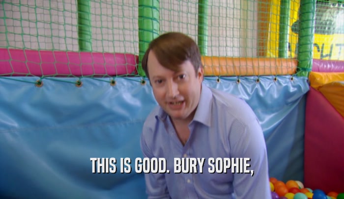 THIS IS GOOD. BURY SOPHIE,  