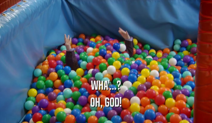 WHA'...? OH, GOD! 