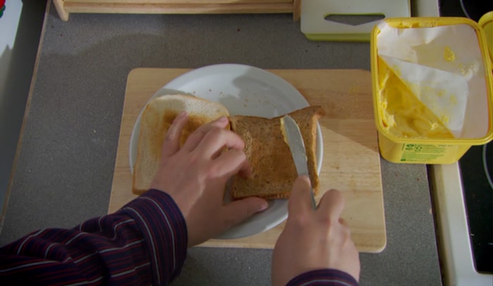 'EAT THE TOAST.  