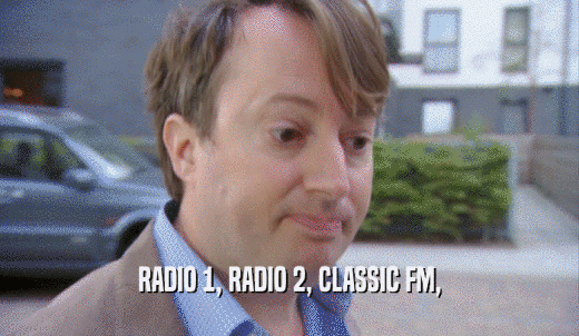 RADIO 1, RADIO 2, CLASSIC FM,  