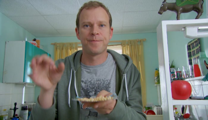 I WILL PREVAIL. HE CAN'T HURT ME WITH HIS RICE KRISPIE BLITZ. 