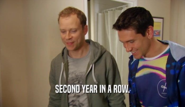 SECOND YEAR IN A ROW.  