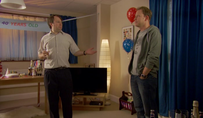 HE'S... HE'S NOT A GREAT MAN, HE'S NOT A WISE MAN, 
