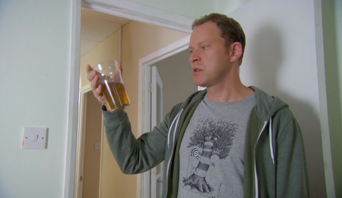 MARK, DID YOU PISS IN MY PISS? COS THIS PISS LOOKS FUNNY. 