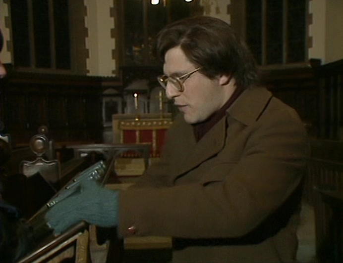 I THOUGHT I WAS GOING TO CHOKE. THEN HE RAN ALONG THIS PEW... 