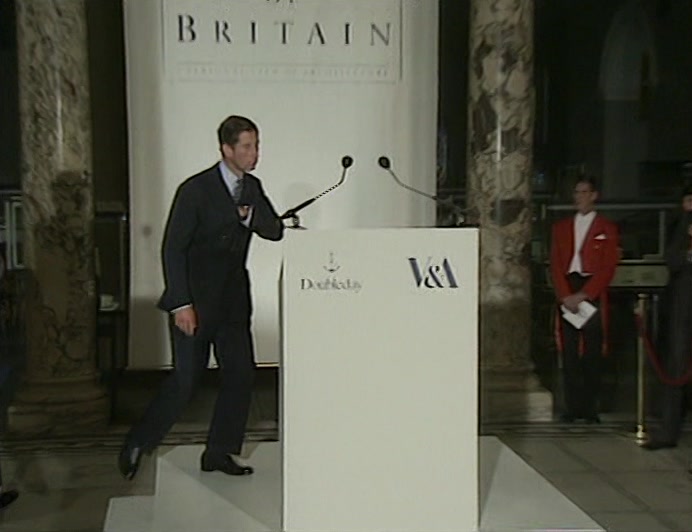 THE PRINCE MADE THE ANNOUNCEMENT
 AT SOME SPEECH OR OTHER HE WAS GIVING TODAY,
 