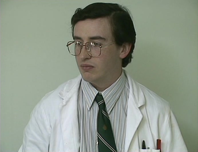 HE WAS ONE OF FOUR DOCTORS AND TEN PATIENTS KILLED IN THIS MORNING'S BLAZE. 