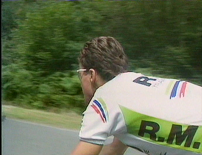 INSIDE THOSE TIGHT LYCRA SHORTS, WHICH HAVE BECOME HIS TRADEMARK... 