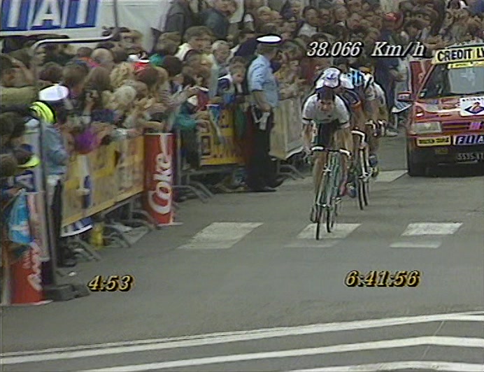AND THERE'S SVEN GUNSOON, FOLLOWED BY HIS GREAT FRIEND AND TEAM-MATE KLAUS BINN... 