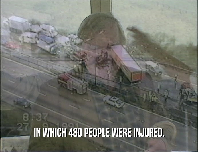 IN WHICH 430 PEOPLE WERE INJURED.
  