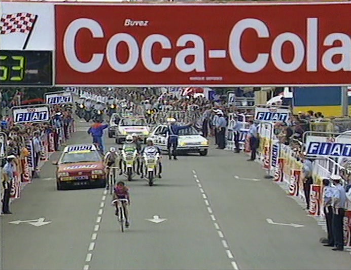 AND THE MAN WITH THE BIKES ON HIS CAR IS... YESL HE'S DISQUALIFIED. 