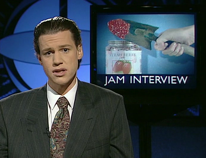 SELLING POTS OF JAM TO RAISE MONEY FOR THE HOMELESS. 