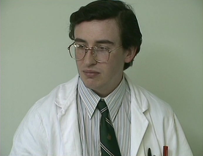 HE WAS ONE OF FOUR DOCTORS AND TEN PATIENTS KILLED IN THIS MORNING'S BLAZE. 