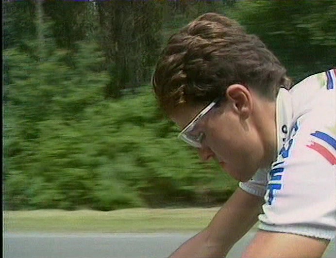 INSIDE THOSE TIGHT LYCRA SHORTS, WHICH HAVE BECOME HIS TRADEMARK... 