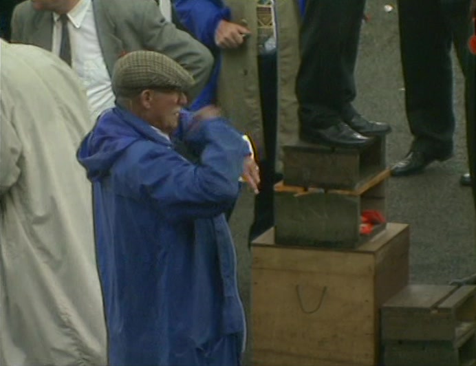GREAT TO SEE THE DEAF CATERED FOR BY THESE REAL CHARACTERS IN ANORAKS. 