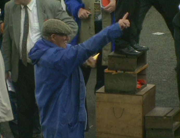 GREAT TO SEE THE DEAF CATERED FOR BY THESE REAL CHARACTERS IN ANORAKS. 