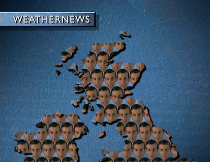 IN SCOTLAND, THUNDERSTORMS, BUT THE SUN SHOULD COME THROUGH LATER. 