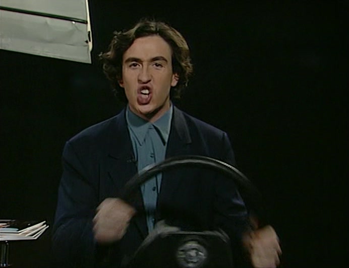I'M DOING 1OO 'CAUSE IT'S COOL TO DRIVE FAST. OF COURSE IT'S COOL. 
