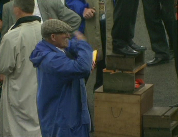 GREAT TO SEE THE DEAF CATERED FOR BY THESE REAL CHARACTERS IN ANORAKS. 
