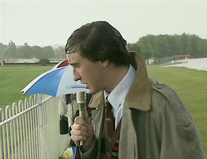 I HAVE WITH ME THE WINNER OF THE LAST RACE. COME HERE! MICKEY DOOLAN. HOW ARE YOU? 