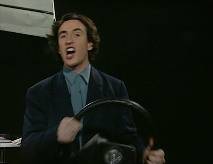 I'M DOING 1OO 'CAUSE IT'S COOL TO DRIVE FAST. OF COURSE IT'S COOL. 