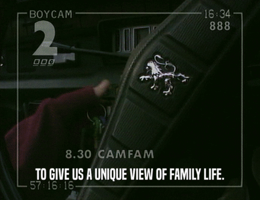 TO GIVE US A UNIQUE VIEW OF FAMILY LIFE.
  