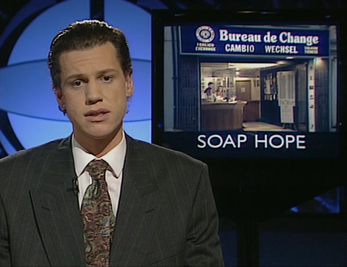 SET IN A 24-HOUR BUREAU DE CHANGE, IT JUST STARTED ON BBC1, 