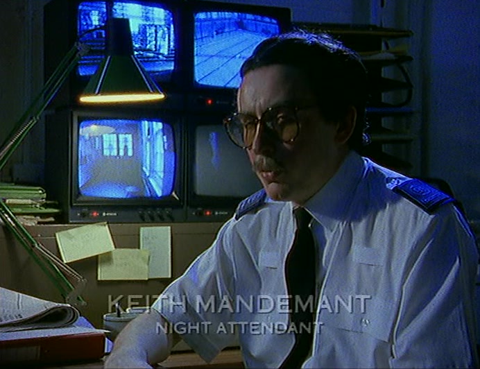 I BASICALLY WATCH THE MONITORS AT NIGHT TO SEE IF ANYTHING OCCURS. 