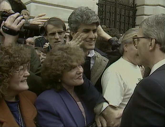INCLUDING POP STAR GEORGE MICHAEL.  