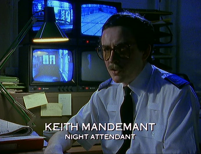 I BASICALLY WATCH THE MONITORS AT NIGHT TO SEE IF ANYTHING OCCURS. 