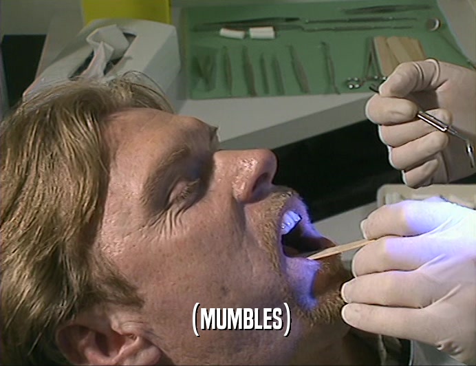 (MUMBLES)  