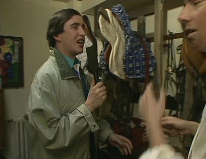 KATRINA, QUICK WORD. LET ME SAY YOU LOOK FANTASTIC ON A HORSE. 