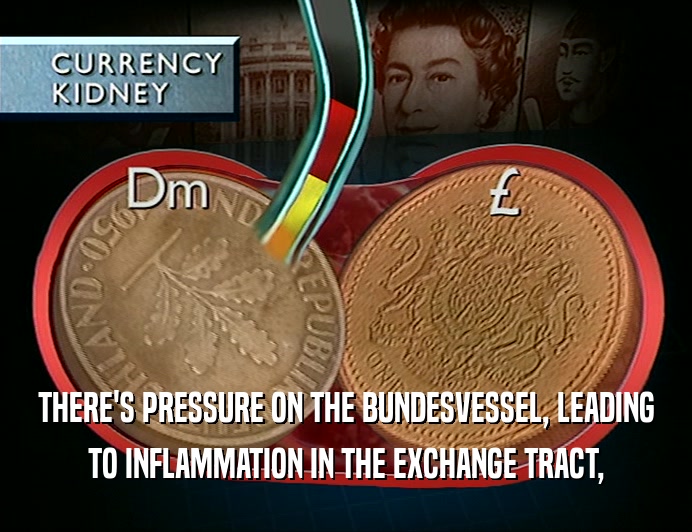 THERE'S PRESSURE ON THE BUNDESVESSEL, LEADING TO INFLAMMATION IN THE EXCHANGE TRACT, 