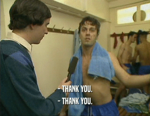 - THANK YOU. - THANK YOU. 