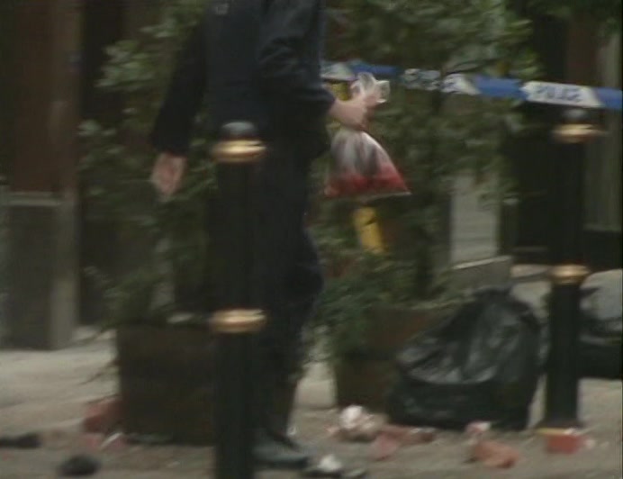 BUT AS THE REMAINS WERE BEING TAKEN FOR LABORATORY TESTS, 