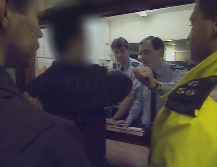 A DRUNK MAN IN CHATHAM HAS HIS ARM PUNCHED FULL OF HOLES. 