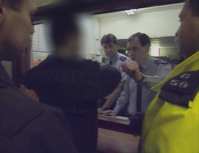 A DRUNK MAN IN CHATHAM HAS HIS ARM PUNCHED FULL OF HOLES. 