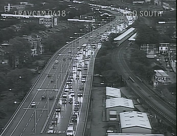 THE M40 SOUTHBOUND STILL SLOW DUE TO THAT EARLIER LARGE ACCIDENT. 