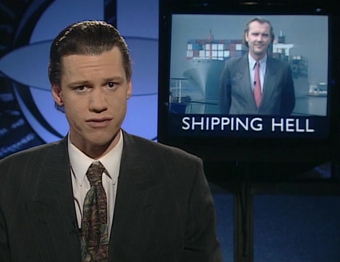 PETER O'HANRAHA-HANRAHAN IS WITH THE MINISTER FOR SHIPS, MICHAEL CRANE. 