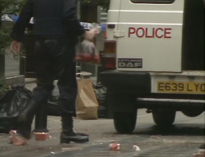 BUT AS THE REMAINS WERE BEING TAKEN FOR LABORATORY TESTS, 