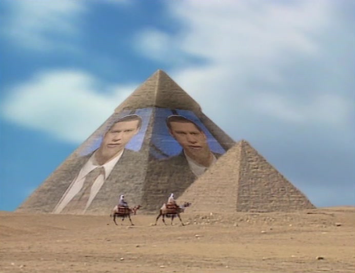 THE WALL OF CHEOPS' PYRAMID AT GIZA,  