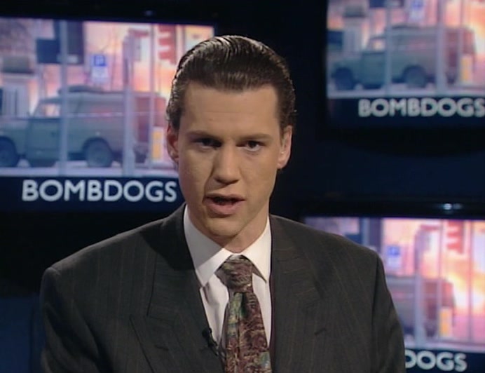 POLICE BELIEVE IT'S THE START OF A CAMPAIGN OF DOG BOMBS THREATENED BY THE IRA. 