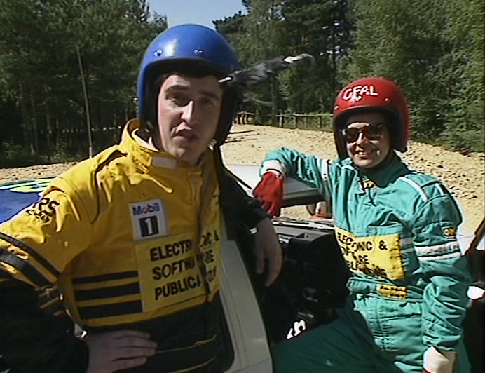 HI. YOU JOIN ME WITH SUSIE HERPER, ONE OF THIS BRITAIN'S TOP LADY RALLY DRIVERS. 